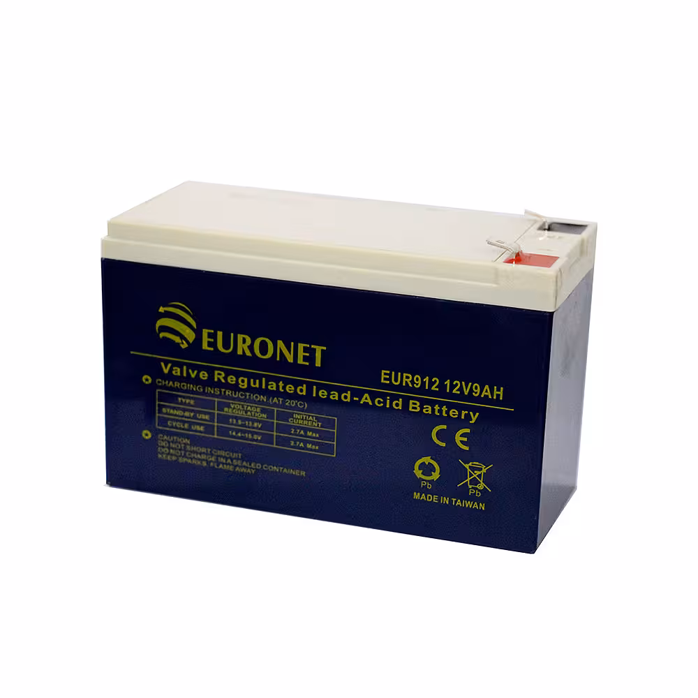 باتری یو پی اس 12 ولت 9 آمپر ساعت یورونت