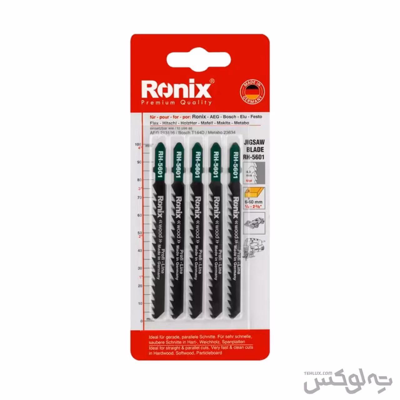 تیغ اره عمودبر چوب 100 میلی متری آلمانی رونیکس مدل RH-5601