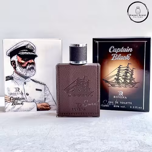 عطر و ادکلن کاپیتان بلک روونا | Captain Black By Rovena حجم 100میل(شرکتی)