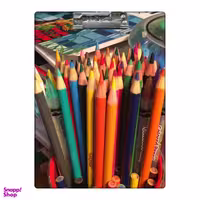 تخته شاسی بامبیلیپ طرح مداد رنگی و نقاشی کد 4603953 سایز A4