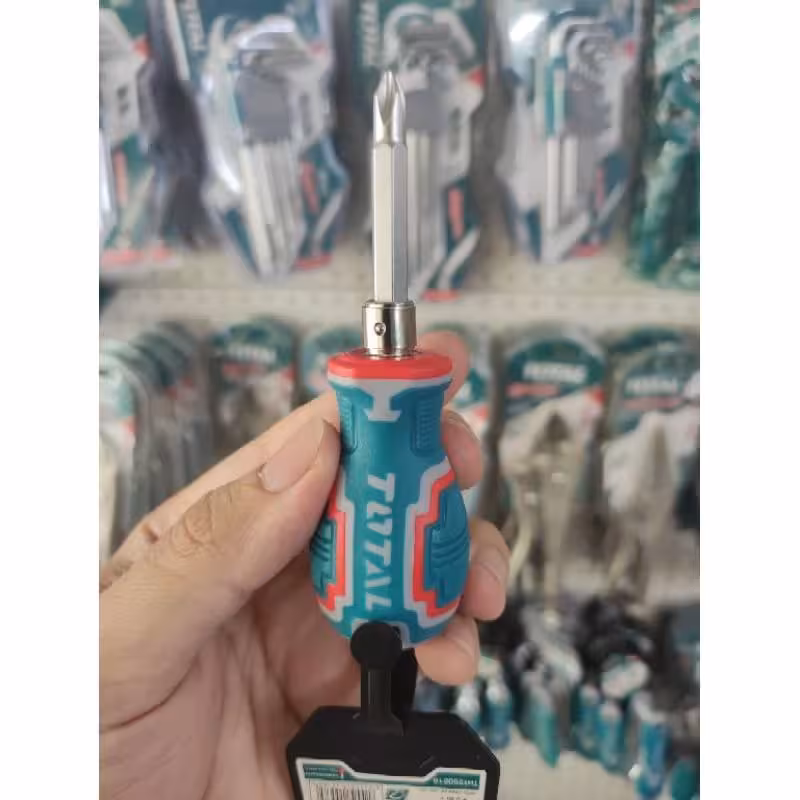 پیچ گوشتی مشتی دو طرفه کوتاه توتال مدل THT250216