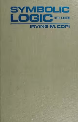 خرید و دانلود نسخه کامل کتاب Symbolic Logic