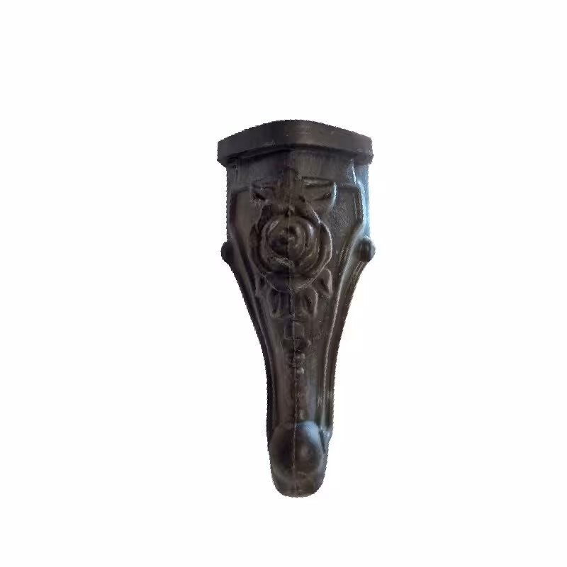 پایه مبل بوفه میز مدل رز رنگ مشکی سایز 20 سانتیمر بسته 4 عددی