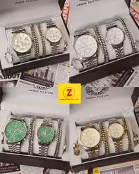 ست ساعت زنانه و مردانه و دستبند انگشتر