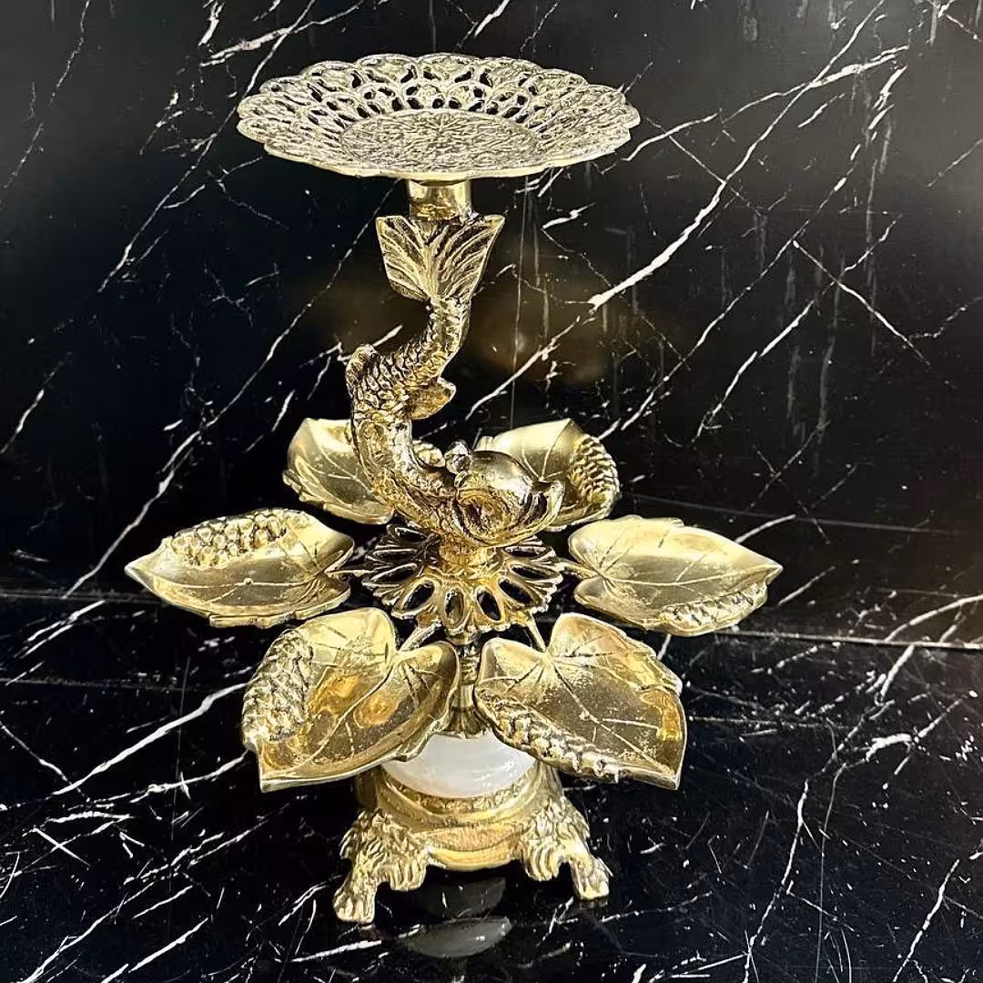 هفت سین برنزی مدل ماهی