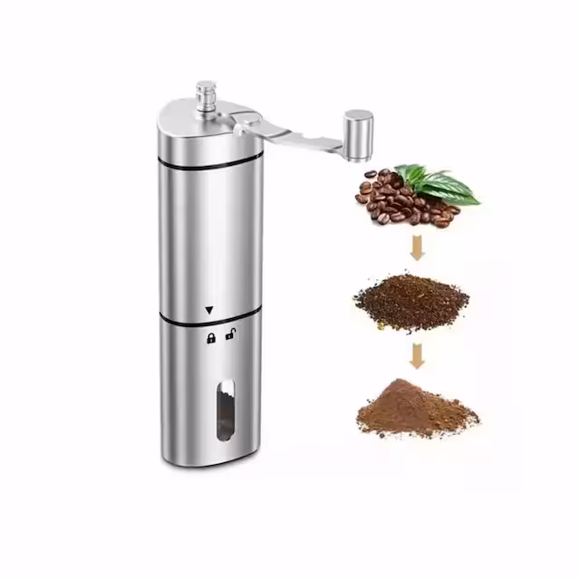 آسیاب قهوه دستی استیل