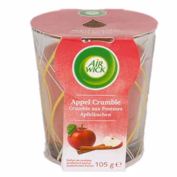 شمع خوشبو کننده هوا ایرویک با رایحه سیب و دارچین  حجم 105 گرم