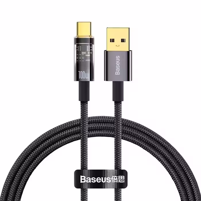 کابل تبدیل 2 متری USB به USB-C باسئوس مدل Explorer CATS000301