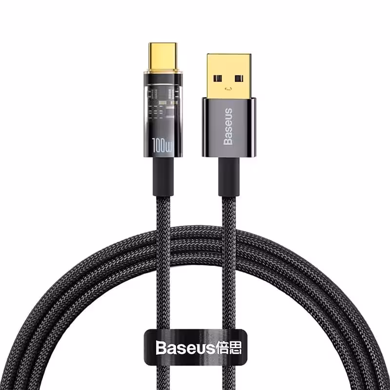 کابل تبدیل 2 متری USB به USB-C باسئوس مدل Explorer CATS000301