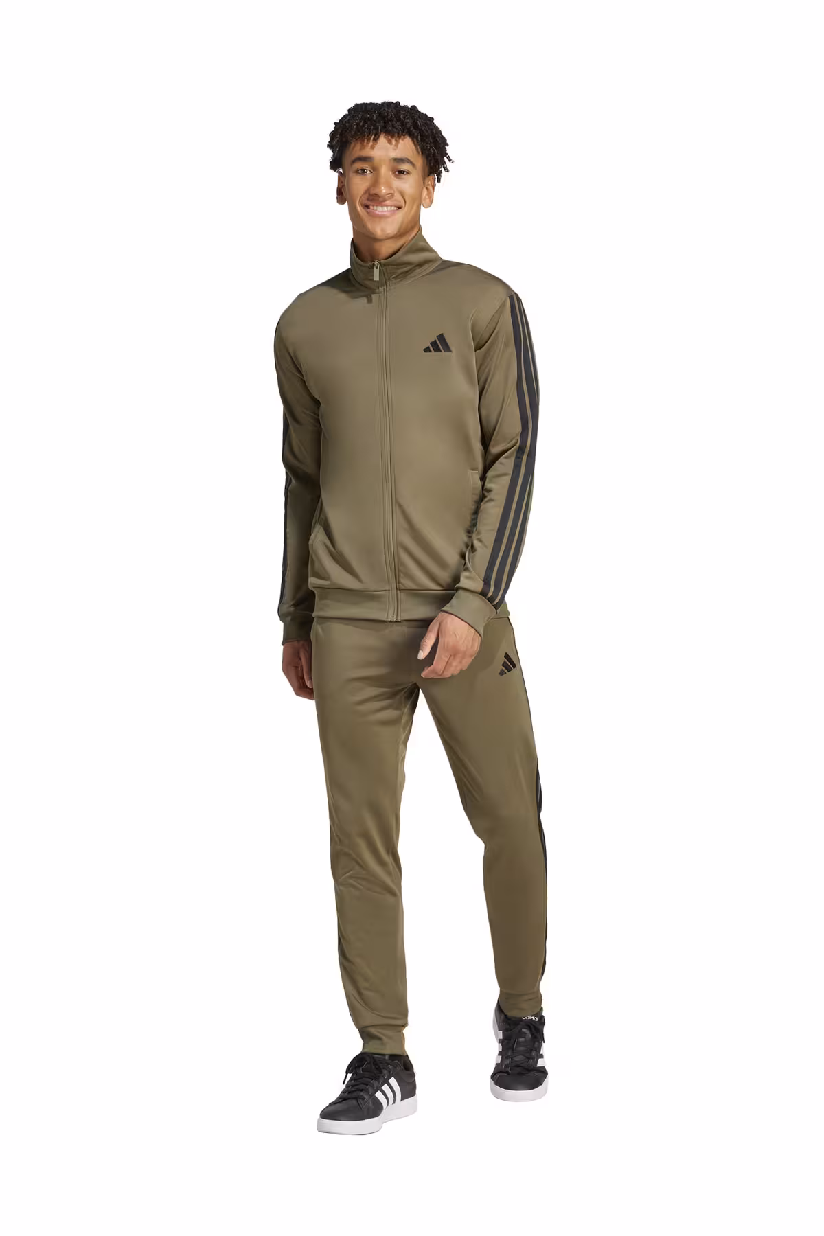 ست گرمکن مردانه M 3S TR TT TS گردن به طور منظم و مناسب مجموعه لباس های مردان adidas