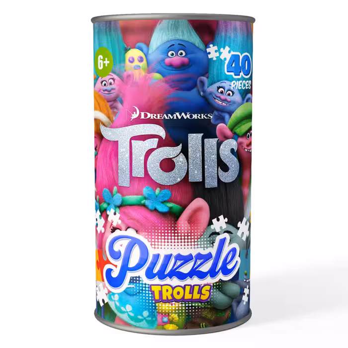 پازل 40 تکه کارتون ترول ها