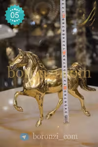 اسب کالسکه بزرگ برنزی کد 05