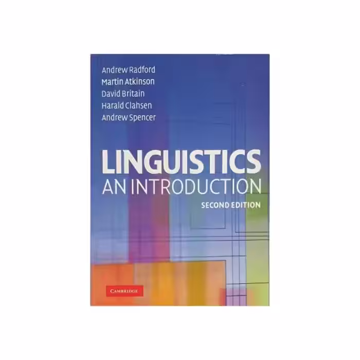 Linguistics an Introduction second edition
