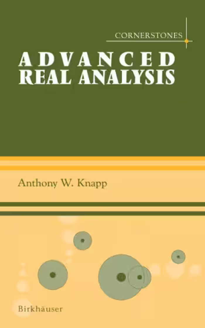 خرید و دانلود نسخه کامل کتاب Advanced real analysis