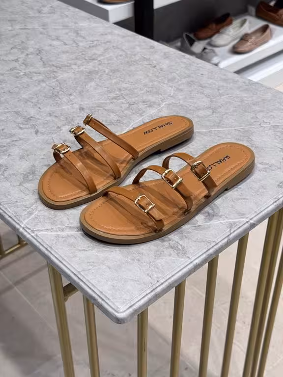 صندل زنانه طبی کد ss189 رنگ عسلی سایز 37