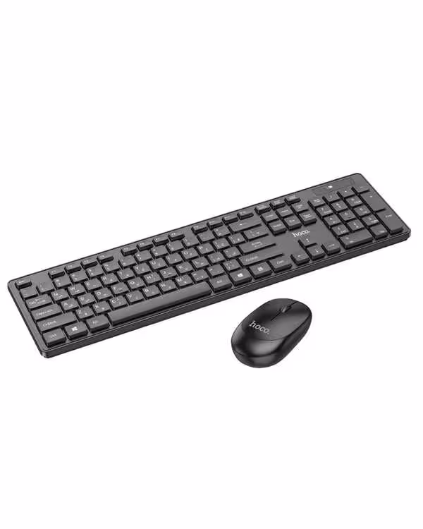 کیبورد و ماوس بی سیم مشکی هوکو HOCO مدل DI51