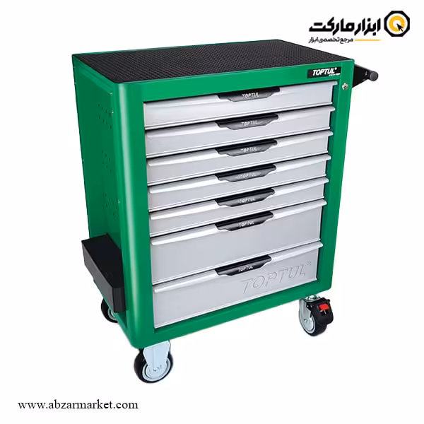 جعبه ابزار چرخ دار کشویی تاپ تول 275 پارچه مدل GCAJ275E