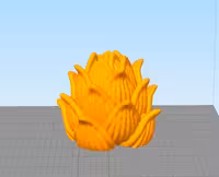 مدل سه بعدی گل لوتوس (STL)