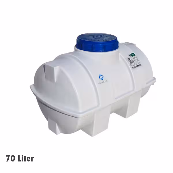 مخزن افقی تک لایه پلاستونیک 70 لیتری