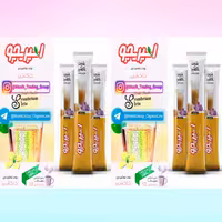 پکیج 2 عددی پودر نوشیدنی اُرگانیک ( خاکشیر ) اسپریچو با طعم زعفران 