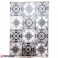 دکوپاژ برنجی(الیافی)پشت چسب دار ریچ کد 3412