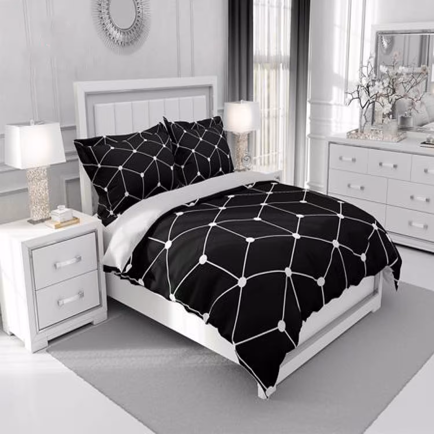 سرویس روتختی طرح‌دار چیداری مدل 4120