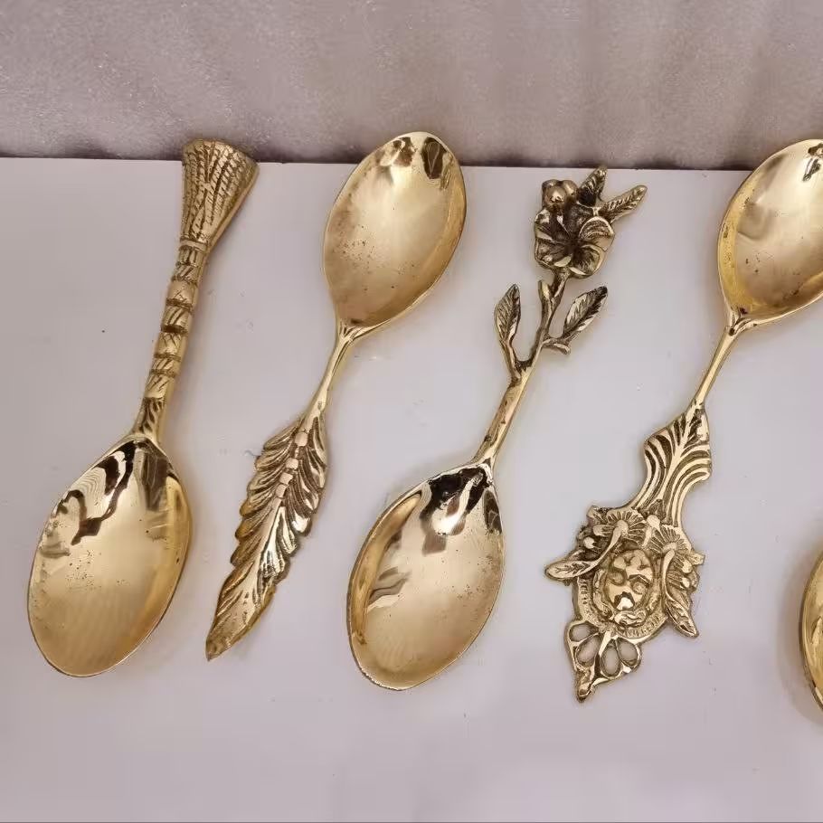 قاشق آجیل خوری برنزی 