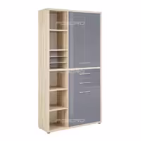 کتابخانه درب هایگلاس جدید فوبورو مدل KA1350