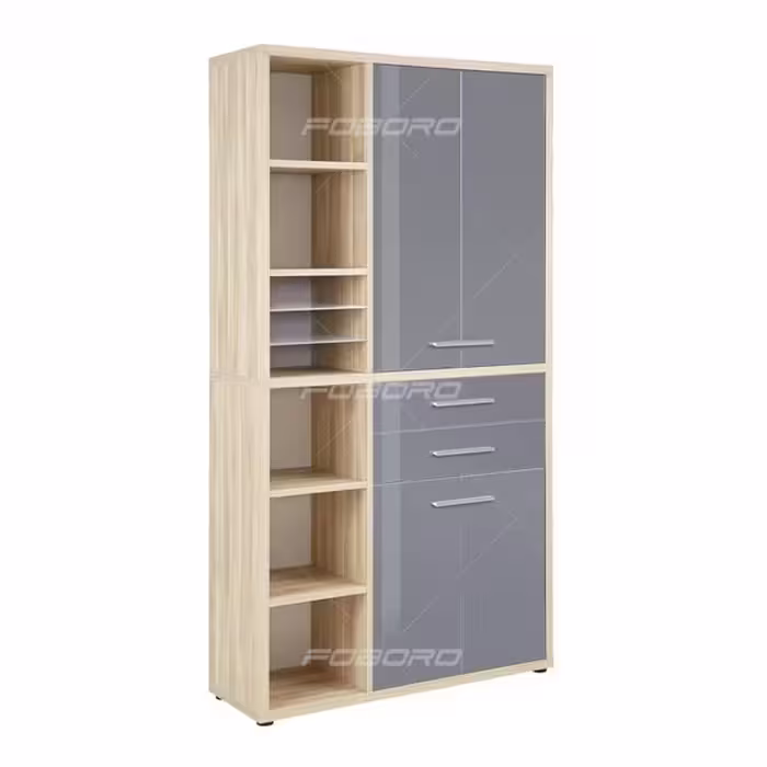 کتابخانه درب هایگلاس جدید فوبورو مدل KA1350
