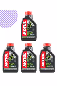 روغن و مکمل موتور سیکلت 5100 15W50 4 لیتر Motul