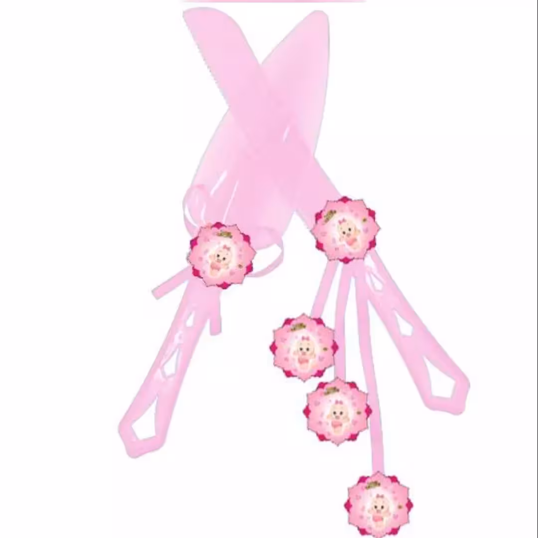 تم تولد کارد و کفگیر کیک بری تم بی بی دختر