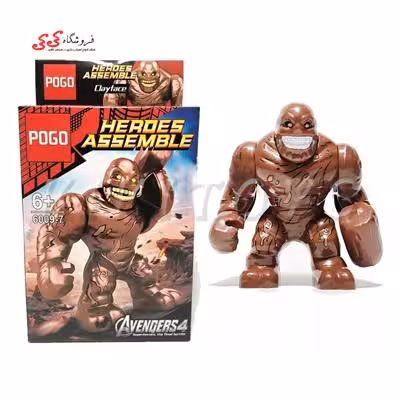 لگو غول مرد گلی کلی فیس LEGO clay face