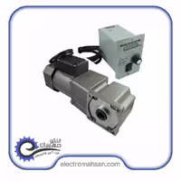 موتور گیربکس تک فاز 250 وات دور متغیر 5 دور شفت بغل(نود درجه) با کنترل دور دیجیتالی تایلی اصل