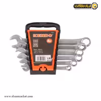 ست آچار یک سر تخت یک سر رینگ کندو 6 عددی مدل 15401