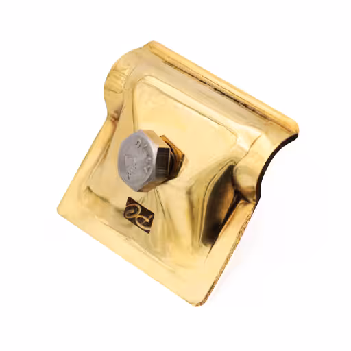 کلمپ برنجی تک پارچه نگهدارنده سيم نمره 50 تا 120 ميليمتر مربع به استراکچر ( TEN )