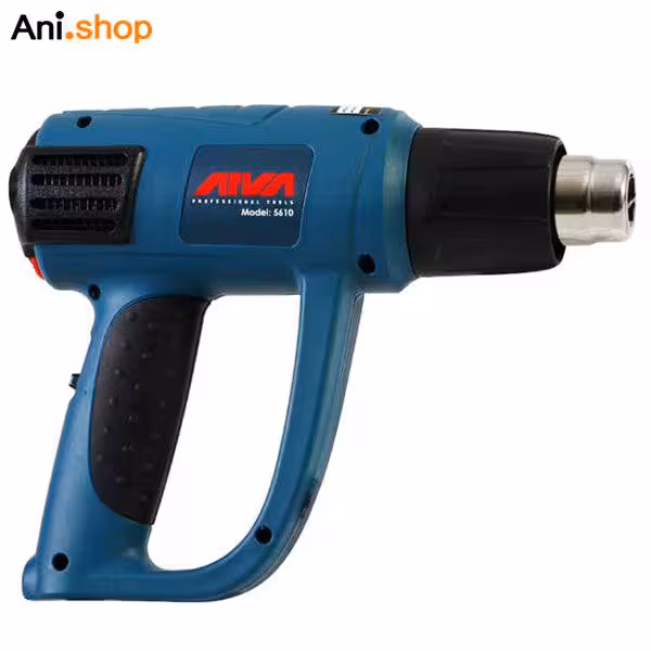 سشوار صنعتی آروا 2000 وات تنظیم دار مجهز به لوازم جانبی و کیف مدل 5610 کد 174