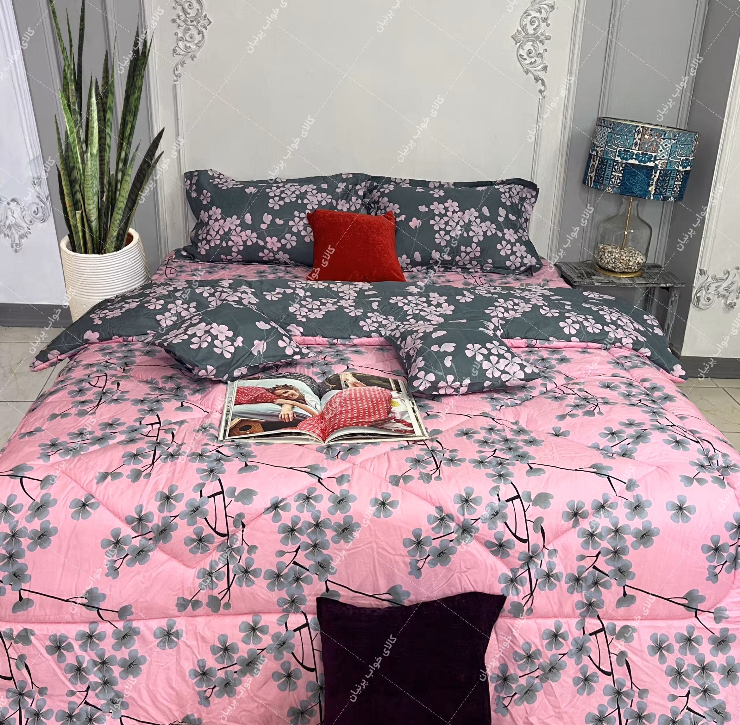 روتختی طوسی صورتی کد 901