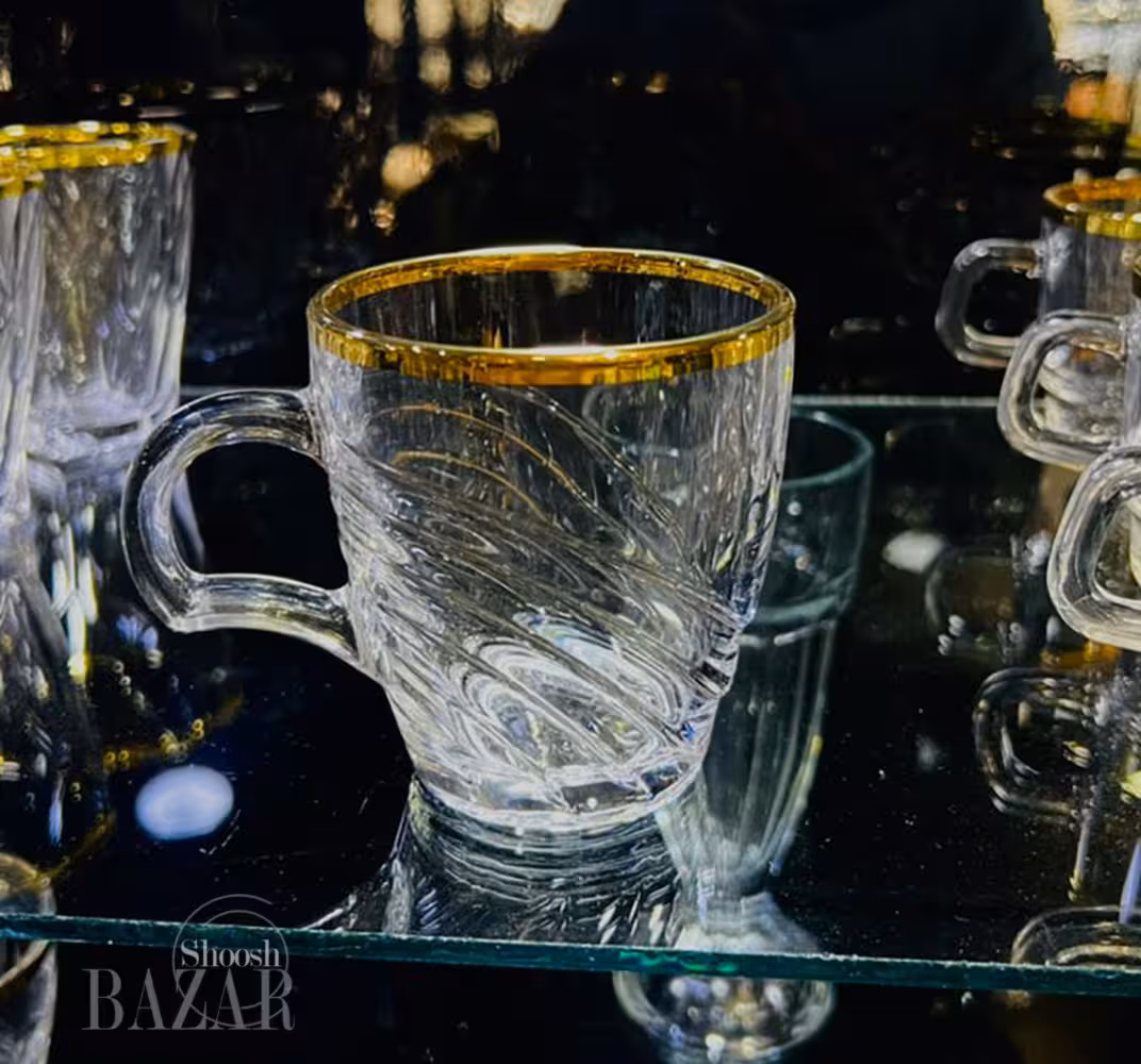 فنجان وِیو کوتاه لب طلایی بلینک مکس