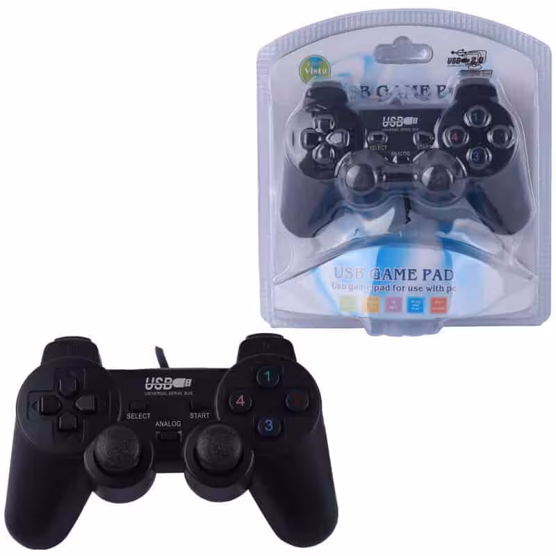 دسته بازی تک شوکدار USB-208