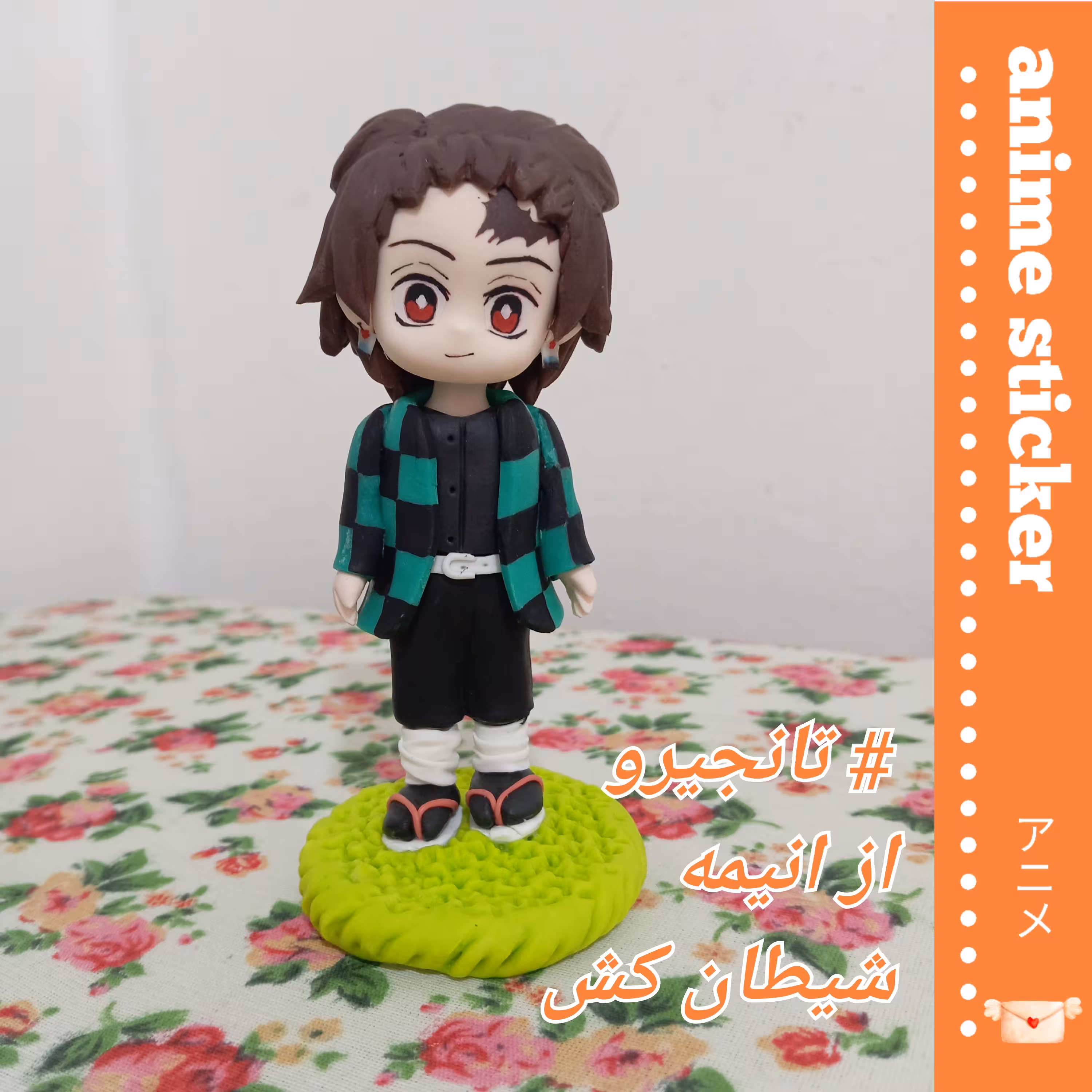 فیگور انیمه تانجیرو از شیطان کش anime demon slayer 