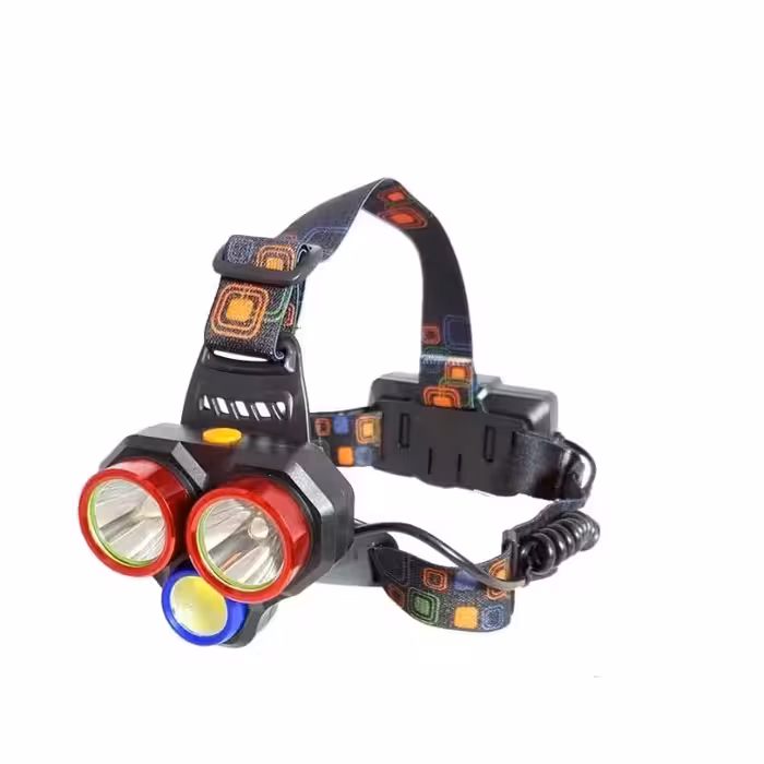 چراغ پیشانی 3 لامپ اسمال سان مدل ZY-H82-1