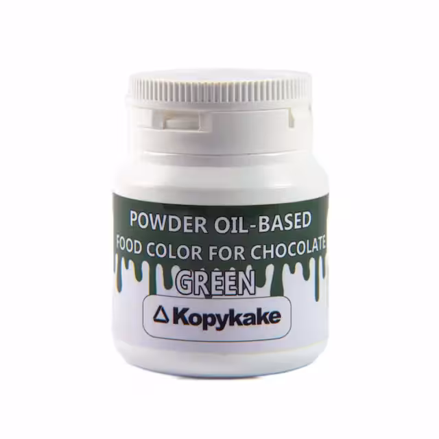 رنگ پودری سبز محلول در روغن کپی کیک