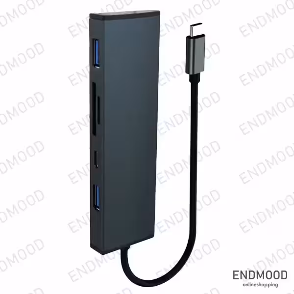 هاب 5 پورت تایپ C کی نت مدل K-MFCMS405