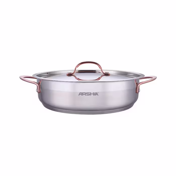 ماهیتابه دو دسته عرشیا 30 سانتی‌متر، 2 درب مدل 3312
