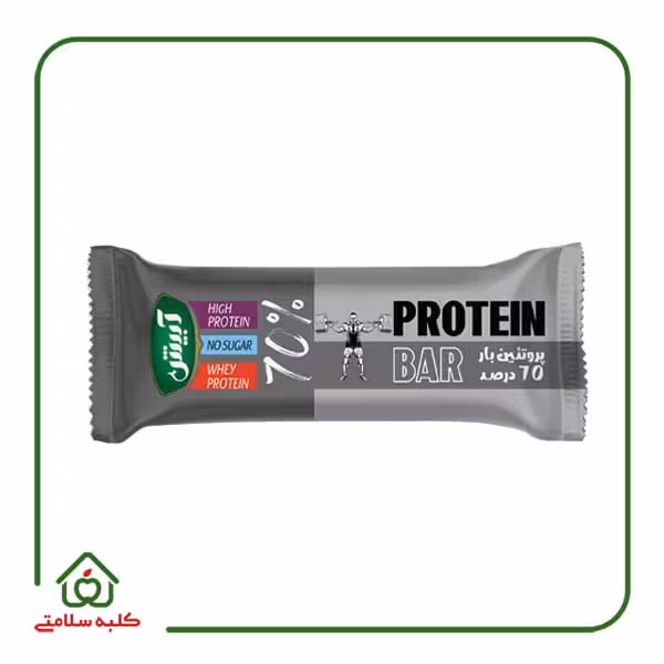 پروتئین بار 70 درصد آبیش