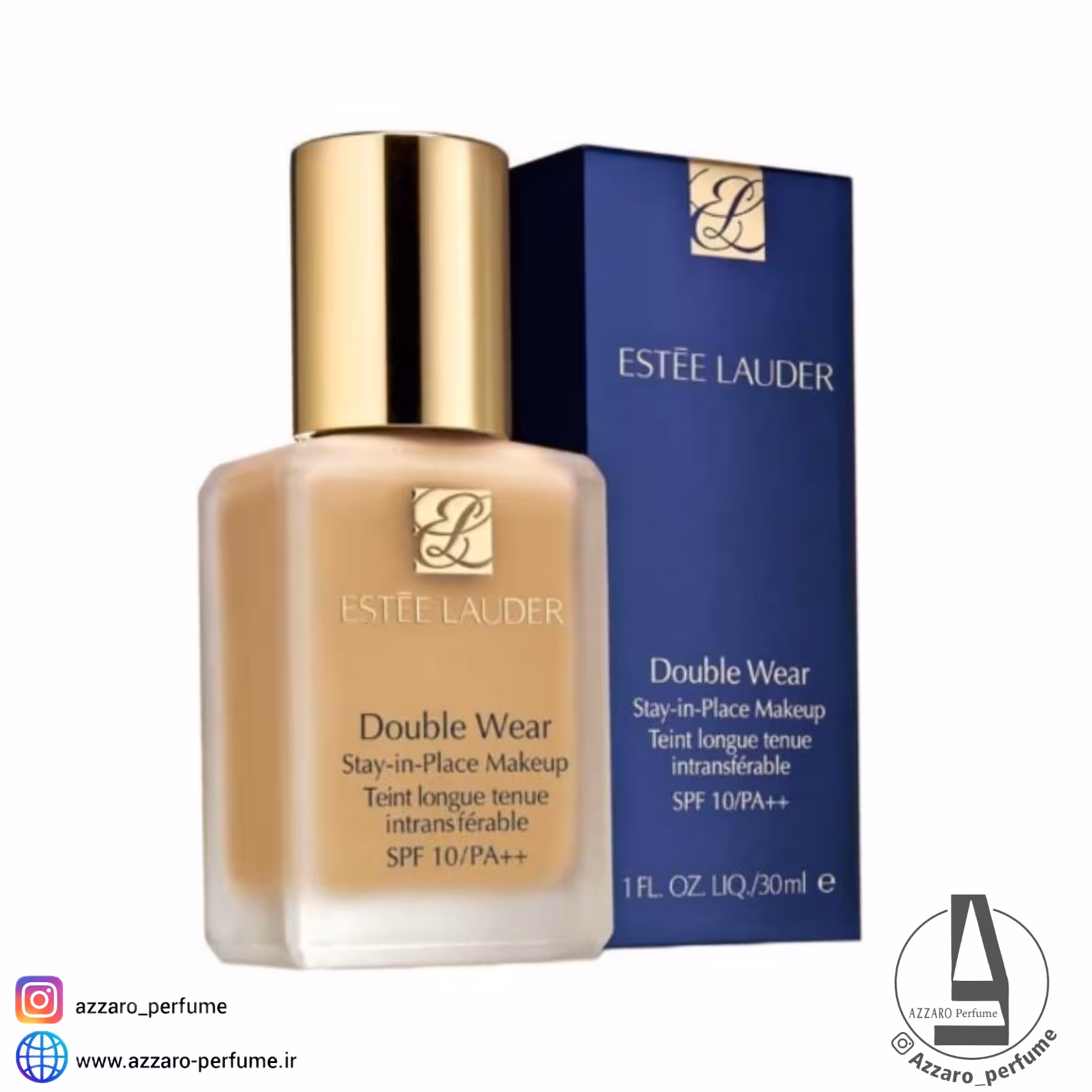 کرم پودر استی لادر دابل ور Double Wear شماره 2c1 رنگ Pure Beige حجم 30 میل