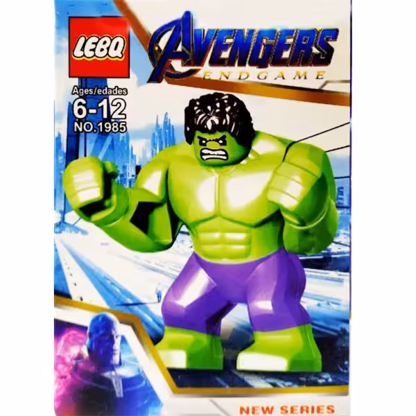 لگو ساختنی فیگور درشت LEBQ 1985 هالک سبز کمرنگ
