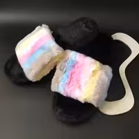 دمپایی روفرشی طرح رنگین کمان کد 1