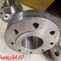 فلنج گلودار استنلس استیل سایز 4اینچ کلاس 300 رده 10 اس از جنس SA182F316/316L
