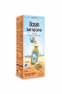 شربت روغن ماهی برای کودکان Ocean با طعم پرتقال